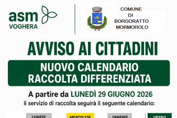 Nuovo Calendario Raccolta Rifiuti