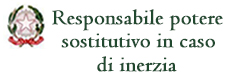 Responsabile potere sostitutivo in caso di inerzia